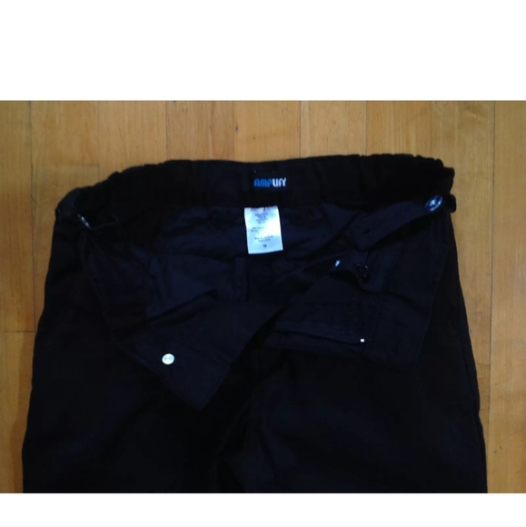 Boy's Black Dress Pants Size 10 Regular Cotton/Spandex by Amplify - Picture 3 of 12